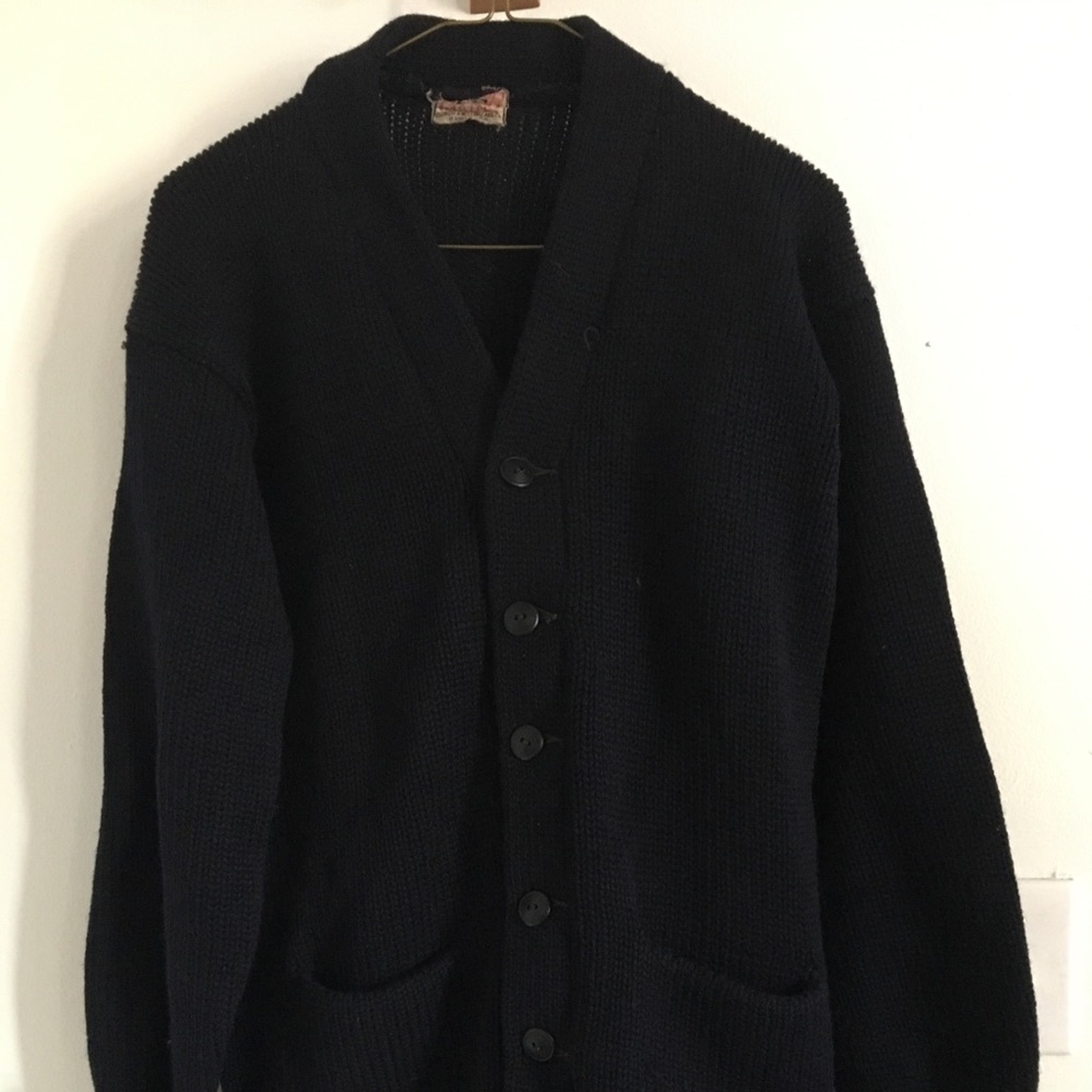 Vintage Honor Made Heavy Wool Varsity Sweater